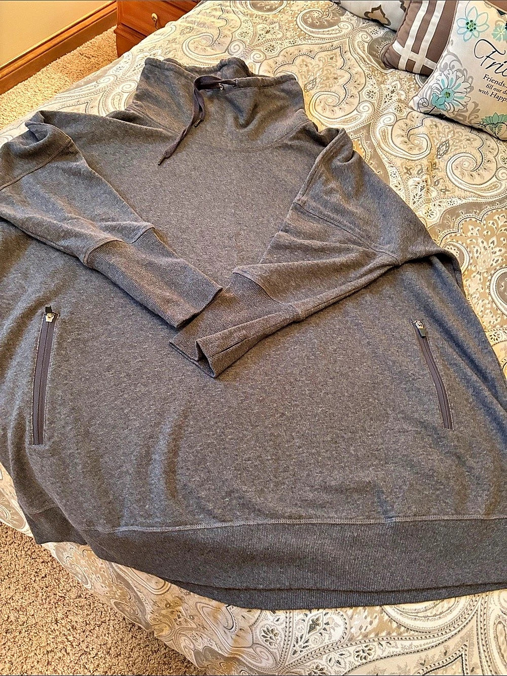 Full beauty women’s long tunic Hoodie